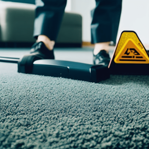 An image showcasing a pristine carpet after professional cleaning, with vibrant colors and plush texture