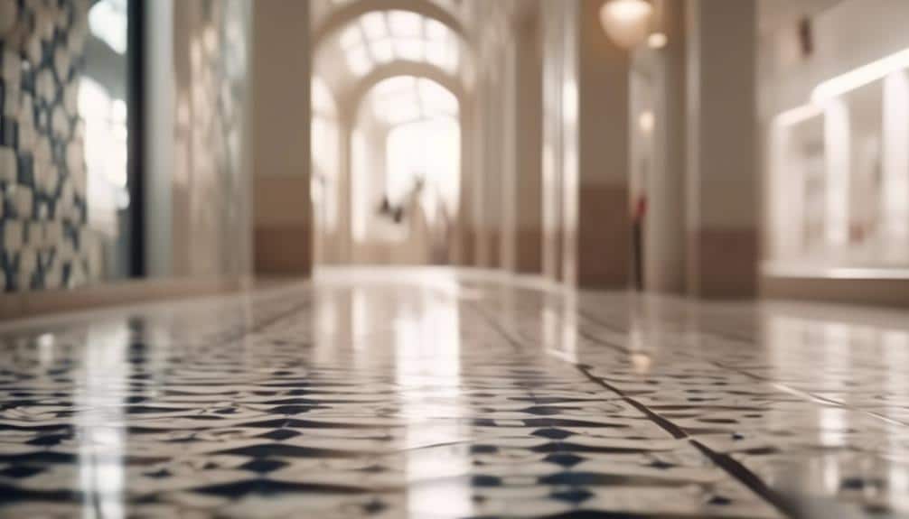 analyzing tile material properties