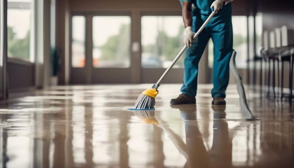 regular cleaning habits established