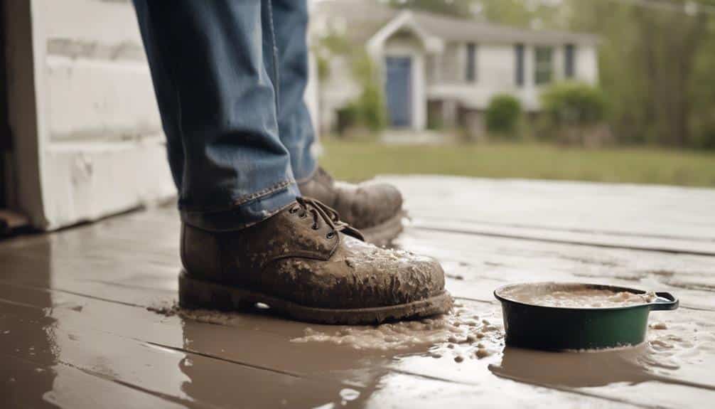 tackling stubborn mud stains