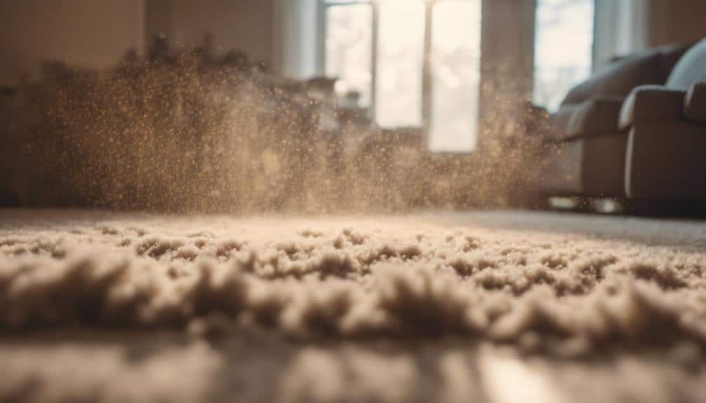 carpets trap indoor pollutants