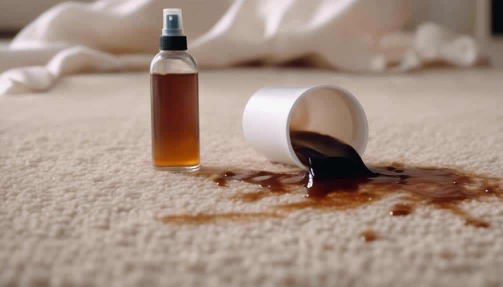 clean up coffee mess