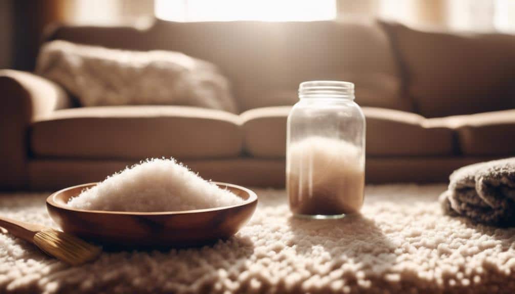 cleaning and fizzing reaction