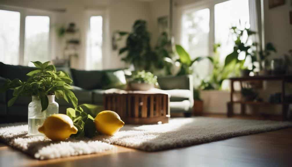 green cleaning with plants