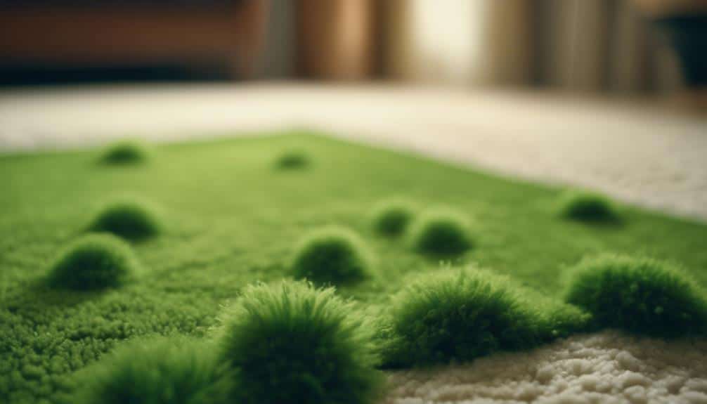 damp carpets breed mold