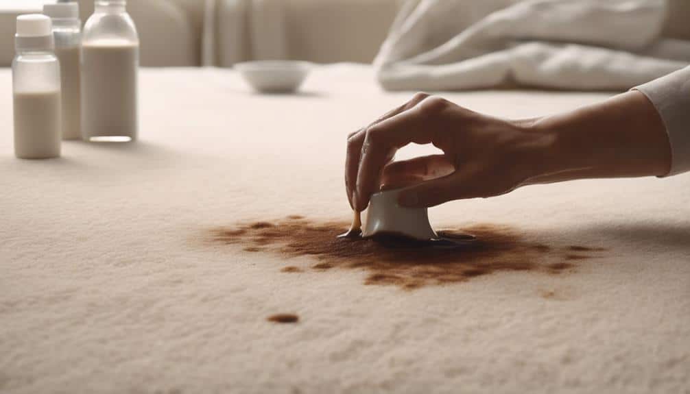 dry messes on carpet