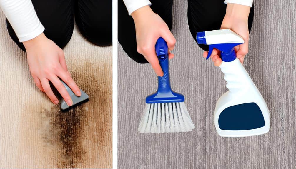 cleaning stains with precision