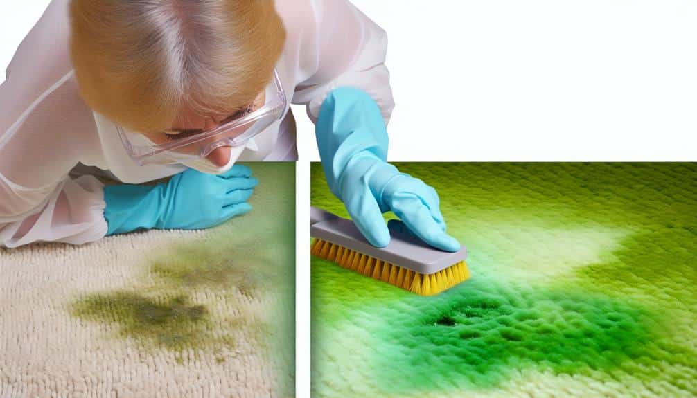 detailed cleaning for mold