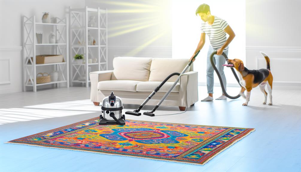 regular vacuuming is essential