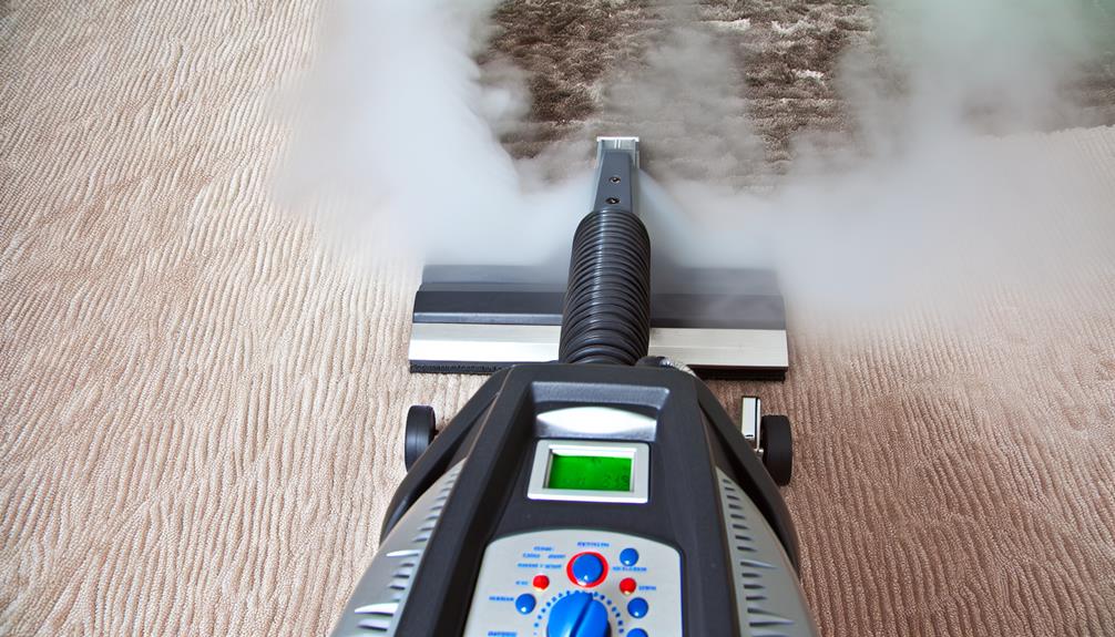 revitalizing carpets with steam