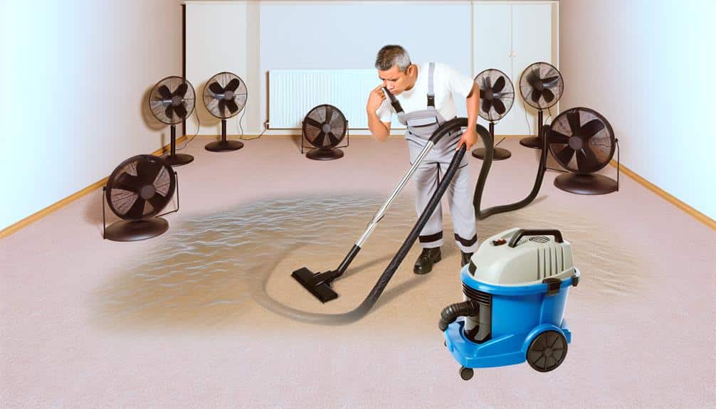 speed up carpet drying
