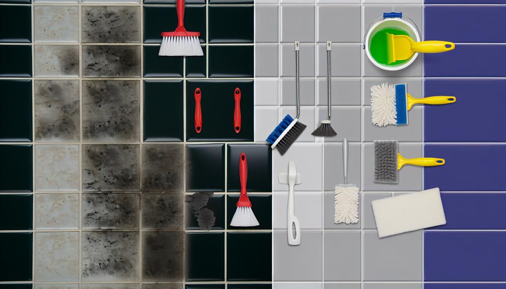 cleaning tile and grout