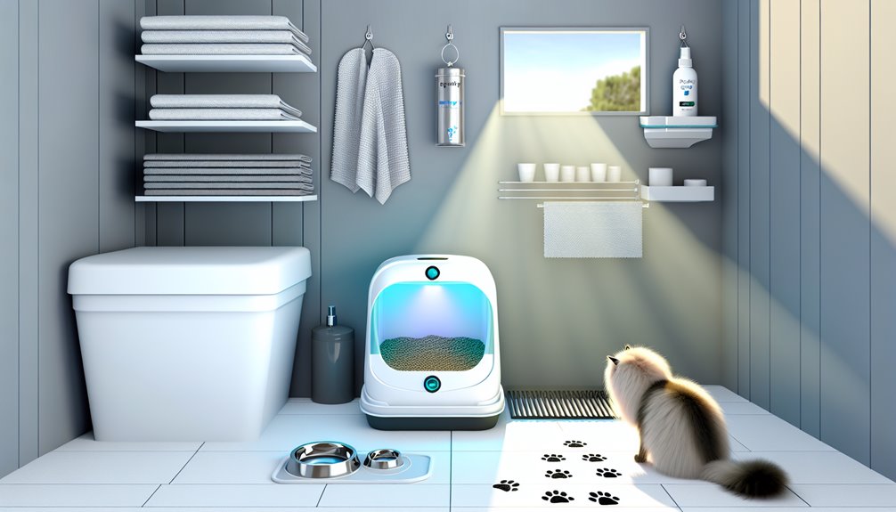 automatic litter zone management