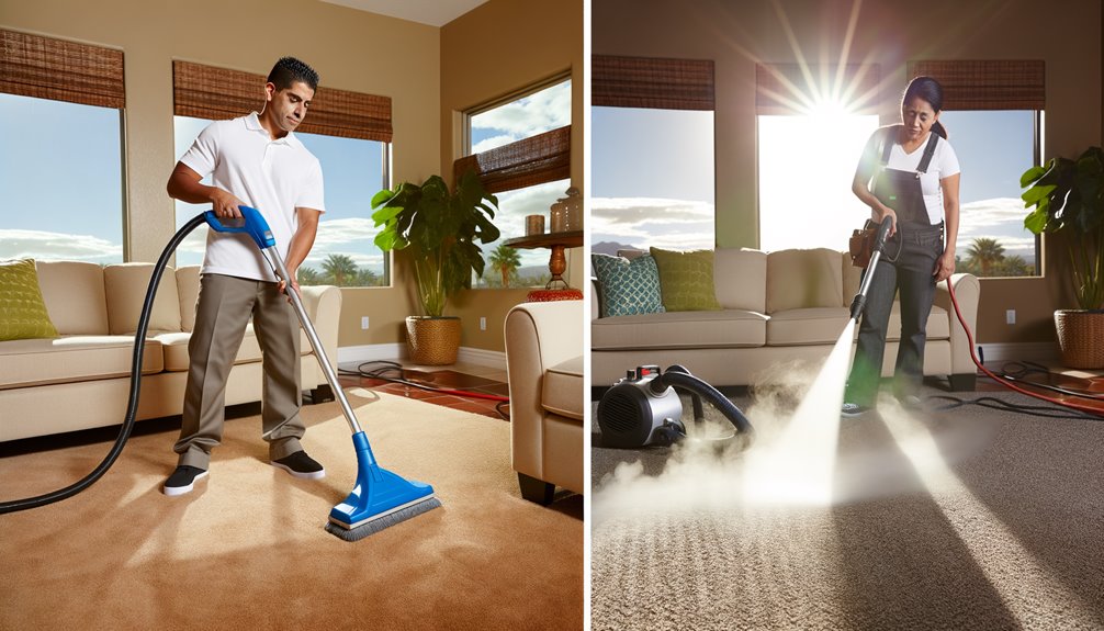 carpet cleaning method comparison