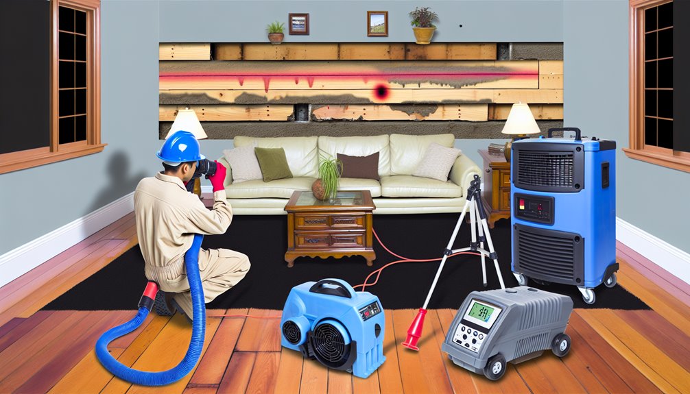 moisture mapping and inspection