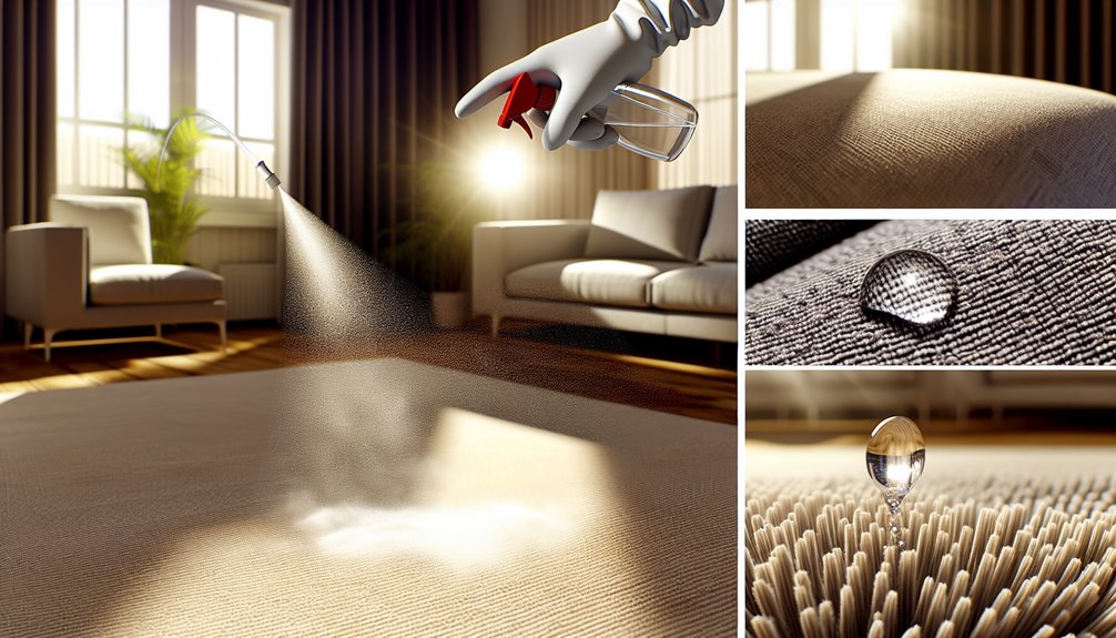 protects fibers repels stains