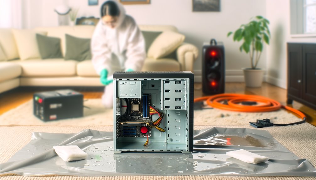 safeguard electronics during restoration