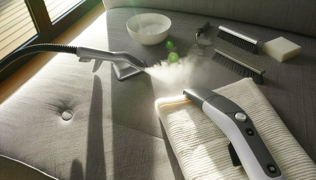 steam vs dry upholstery cleaning