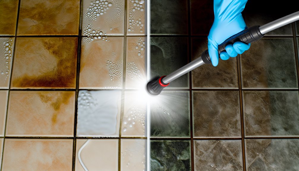 tile and grout failure