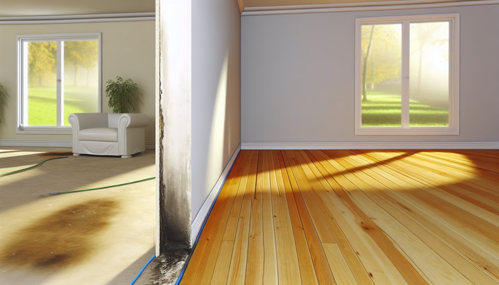 verify deep structural moisture